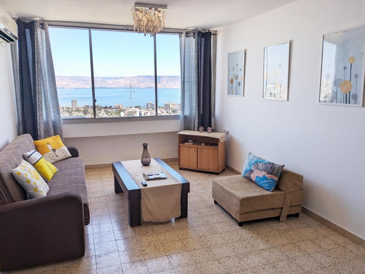 1Bdrm Apt With Panoramic View Of Sea And Mountains Tiberias Exterior photo